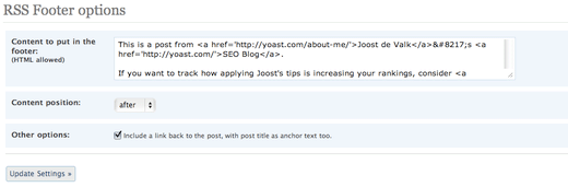 RSS Footer
