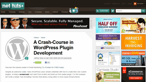 Một Crash-học trong WordPress Phát triển Plugin