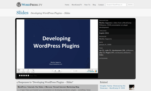 Phát triển WordPress Plugins - Slides